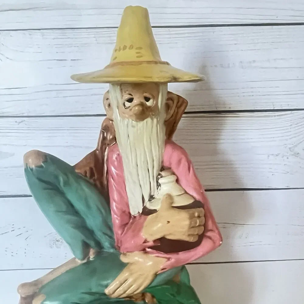 Stitzel-Weller Distillery Vintage 1969 Hillbilly Ceramic Decanter Barware Empty